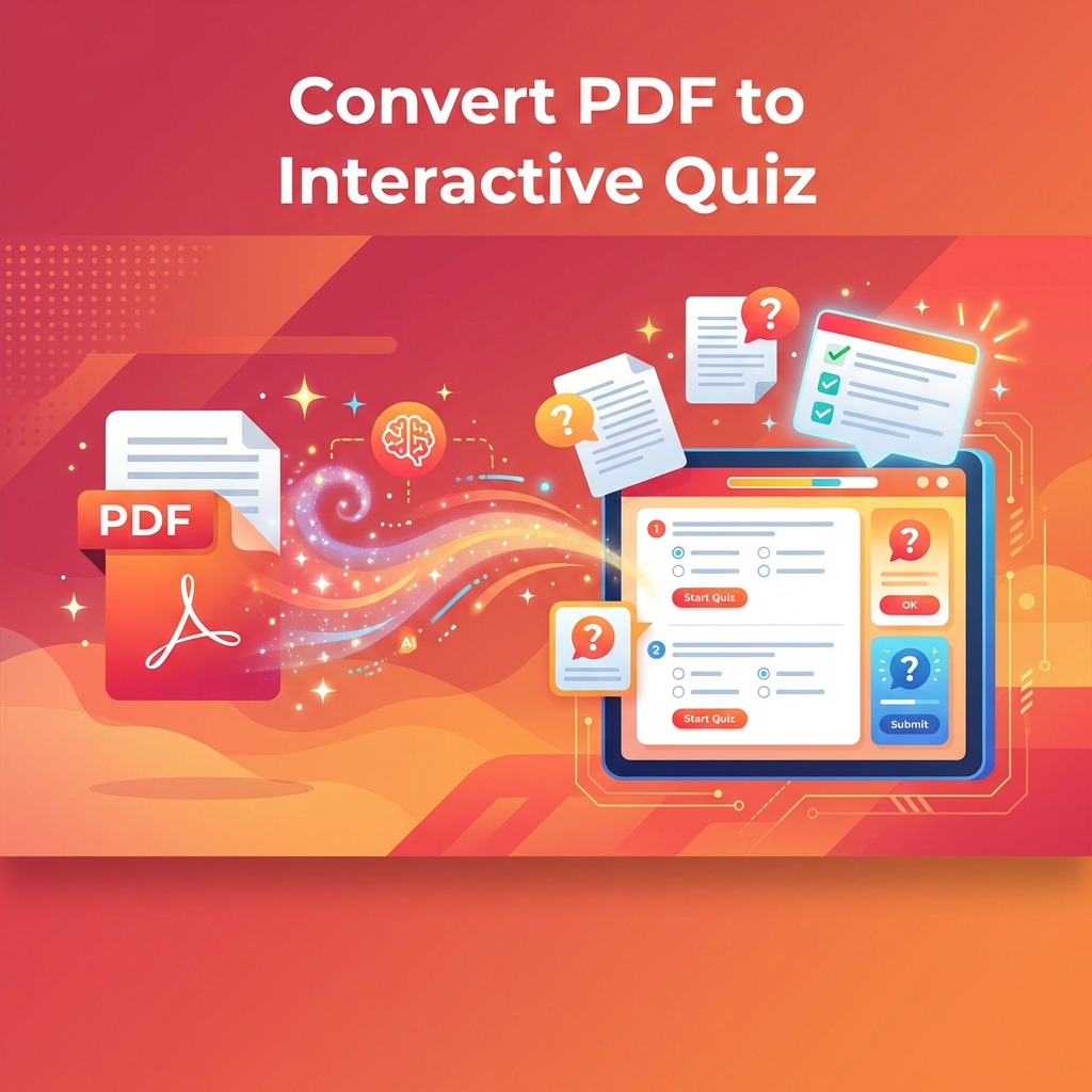 How to Turn Any PDF Into an Interactive Quiz in Minutes (Step-by-Step Guide)